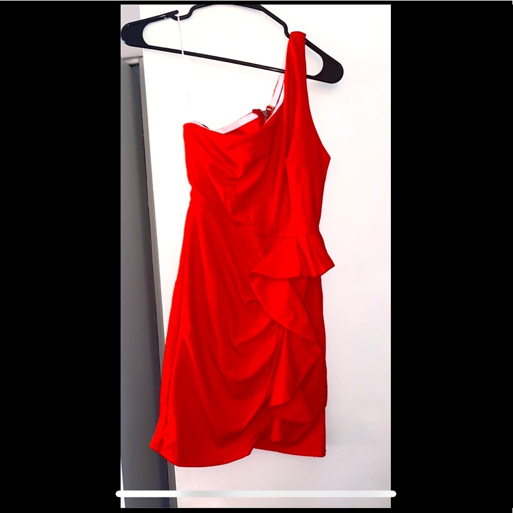 Size 2-4 HelloMolly red mini dress.